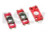 B130X26-RC Xtreme Spare Bearing Blocks  Motor Mount B130X (Red)  